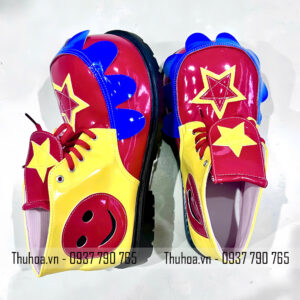 Giày chú hề - khổng lồ nhiều màu hình mặt cười ( freesize )