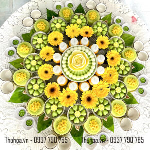 Mâm Bé Trai vàng, xanh lá - cơ bản - 05