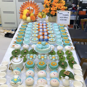 Mâm bé trai xanh pastel - nâng cao - NC03