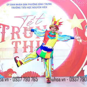 Trang phục chú hề nhiều màu - A04