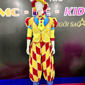 Trang phục Vest chú hề phối viền - V14