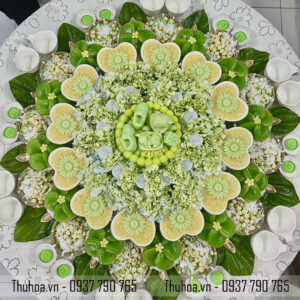 Mâm Bé Trai - xanh lá mix vàng - nâng cao - 08