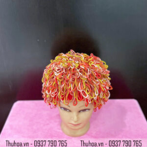 Nón chú hề - len móc tua rua - LM6