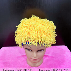 Nón chú hề - len móc tua rua - LM7