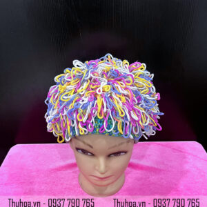 Nón chú hề - len móc tua rua - LM10