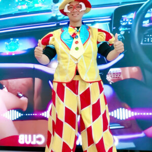 Trang phục Vest chú hề phối viền - V14