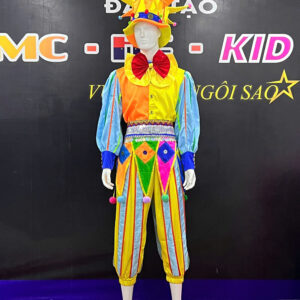 Trang phục chú hề nhiều màu - A05