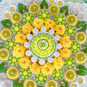 Mâm Bé Trai vàng - xanh lá - cơ bản - 06