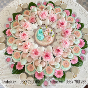 Maam bé gái tone hồng, xanh ngọc - cơ bản - 09