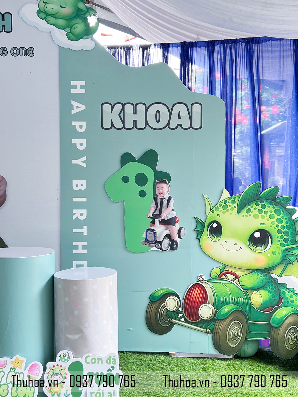 trang tri background thoi noi be Hoang Bach (3)