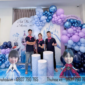 TRANG TRÍ SINH NHẬT BÉ GÁI CHỦ ĐỀ FROZEN