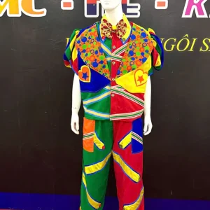 Trang phục chú hề nhiều màu - BIGSIZE01