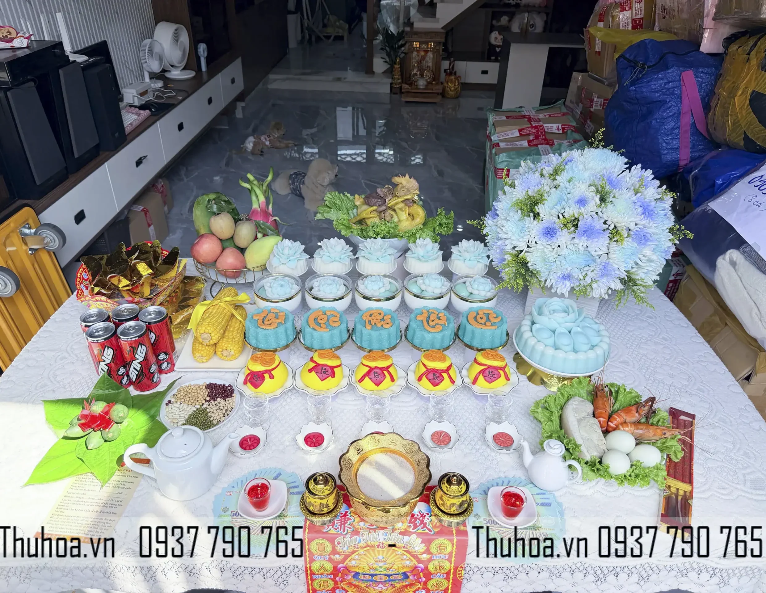 mam cung khai truong mau xanh (9)