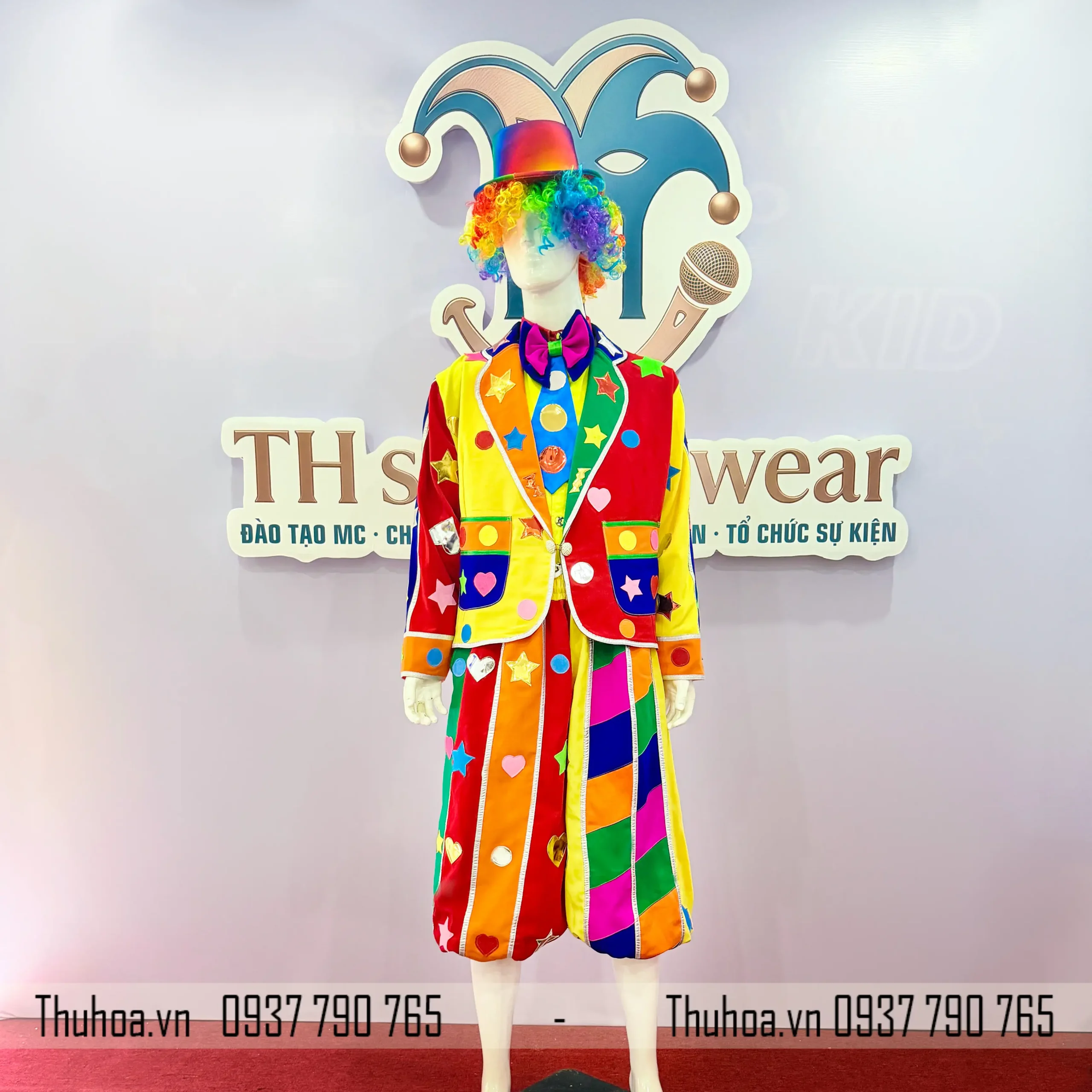 Trang phục vest chú hề cao cấp – V18