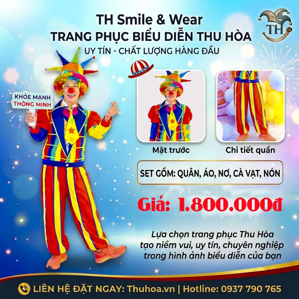 Trang Phục Chú Hề Vui Nhộn - V09