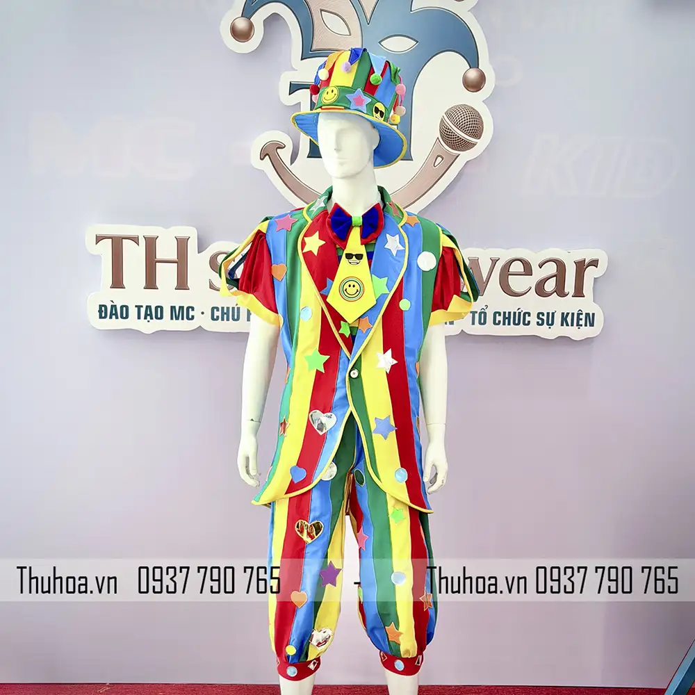 Trang phục vest chú hề cao cấp – V19