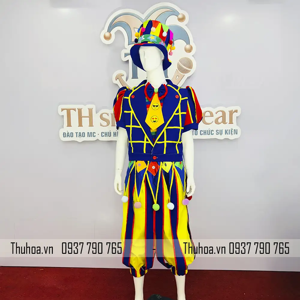 Trang Phục Biểu Diễn Chú Hề  Chuyên Nghiệp - V30